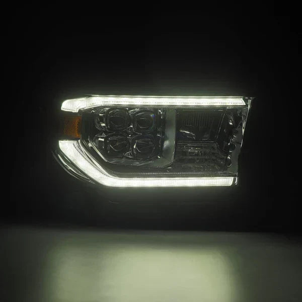 AlphaRex 07-13 Toyota Tundra/08-17 Toyota Sequoia MK II NOVA-Series LED Projector Headlights Chrome (With Level Adjuster)