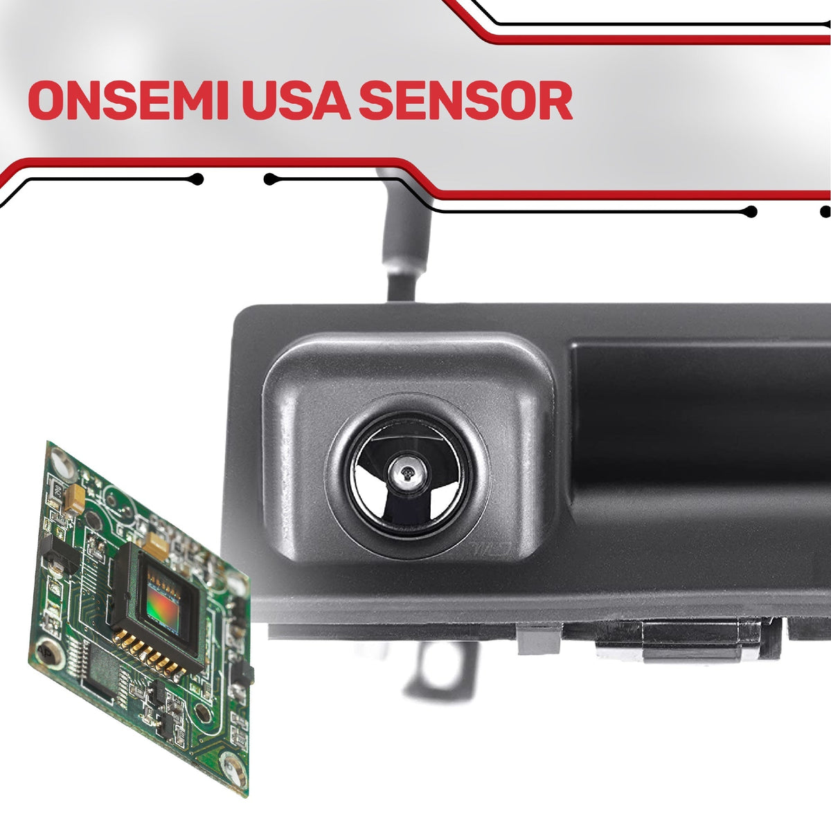 Audi A4/S4 (09-16), A5/S5 (08-17), A6/S6 (12-15), A7/S7 (12-18), Q3 (15-18), Q5/SQ5 (09-17) OEM Replacement Backup Camera OE