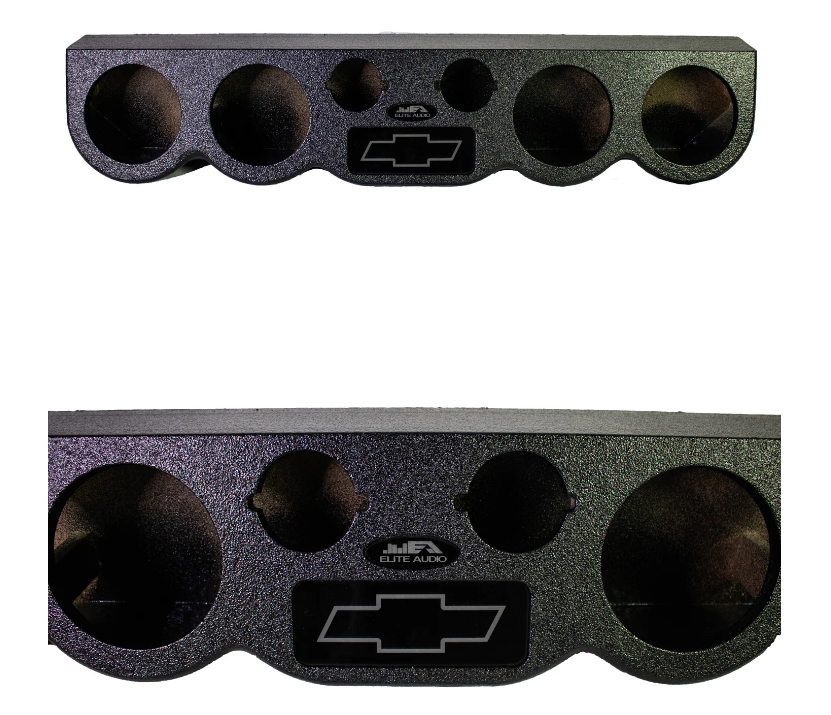 DS18 Bundle with Roof Rack Panel | Elite Audio 38" Speaker Panel for Chevy (Fits 4x 6.5" & 2x 3.8") + (2 Pairs) DS18 PRO-FR6N