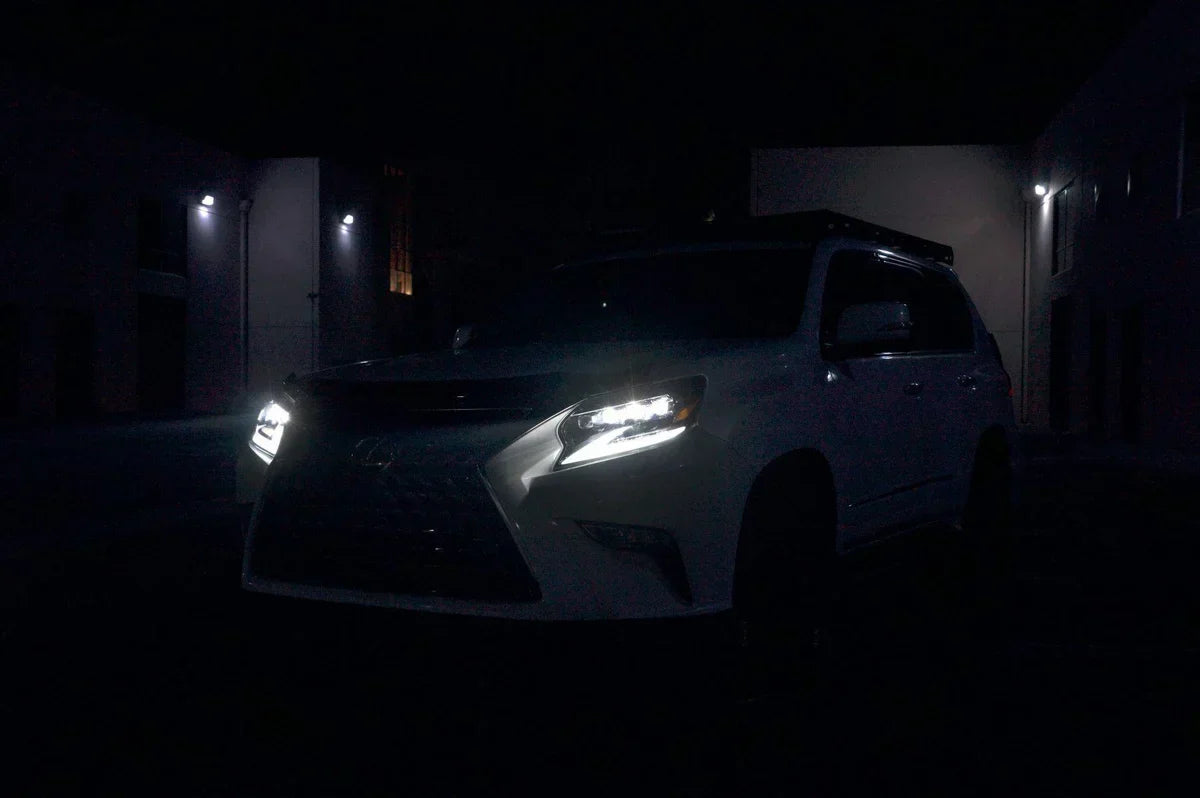 AlphaRex 14-23 Lexus GX 460 NOVA-Series LED Projector Headlights Black