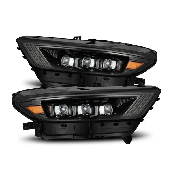 AlphaRex 15-17 Ford Mustang/18-20 Mustang Shelby GT350/GT500 NOVA-Series LED Projector Headlights Alpha-Black