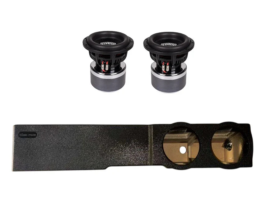 (2) Sundown Audio Z8 v4 & Chevy Crew Cab 07-25 Dual 8" Subwoofer Box Combo