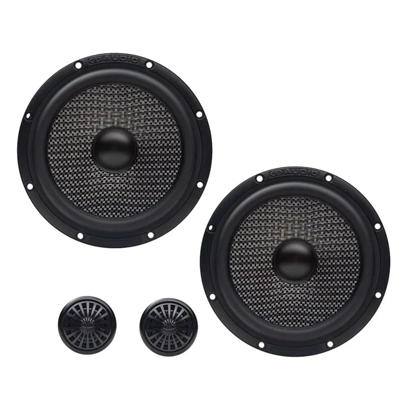 6.5" 65W RMS 2-Way Neodymium Component Speaker Set DD Audio C Series