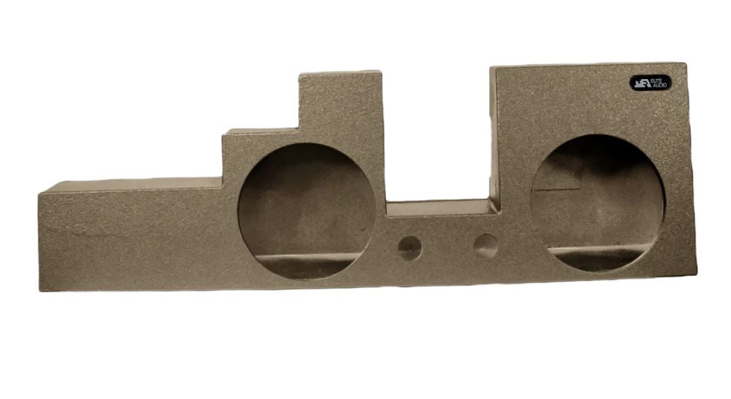 Elite Audio Enclosures | Ford F-250 / F-350 / F-450 Super Duty 2000-2016 Dual 12" - USA Made Subwoofer Box with Bed Liner Spray Finish