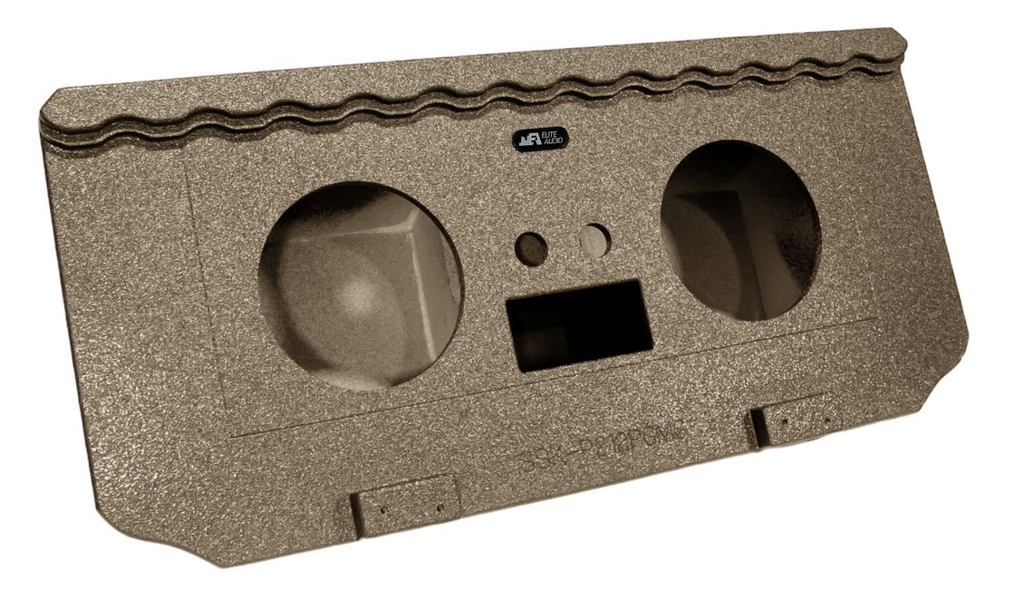 Elite Audio Enclosures | GM Chevy Avalanche 2002-2013 Dual 15" Ported - USA Made Subwoofer Box with Bed Liner Spray Finish