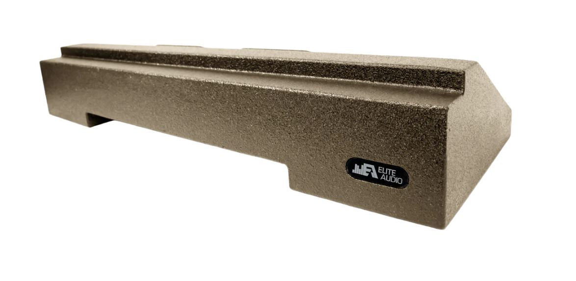 Elite Audio Enclosures | GMC Canyon 2015+ Dual 10" Sealed - USA Made Subwoofer Box with Bed Liner Spray Finish