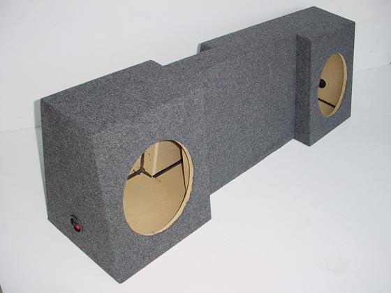 2002 & UP Dodge Regular Cab Carpeted Subwoofer Box sub Box 2X12"