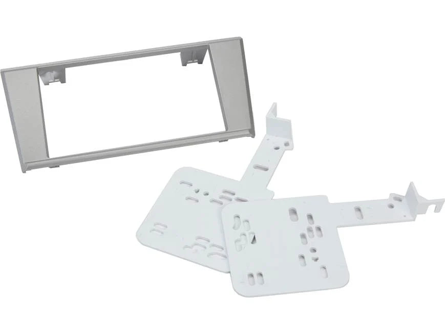 Metra 95-5000S Dash Kit Fits select 2002-05 Ford Thunderbird and 2000-06 Lincoln LS vehicles — double-DIN radios (Silver)