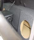 2002 & UP Dodge Regular Cab Pro Poly Subwoofer Box sub Box 2X12"