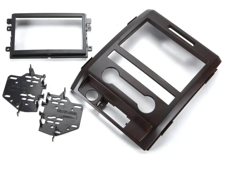 Metra 95-5820C Dash Kit Allows you to install a double-DIN car stereo in select 2011-12 Ford F-150 vehicles (Cocobolo)