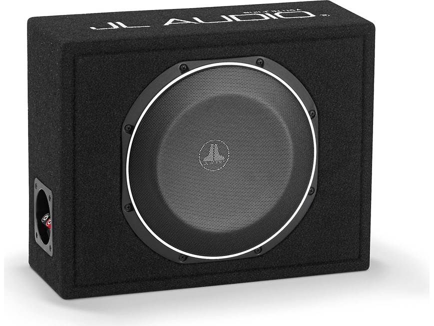 JL Audio CS110LG-TW1-2 Sealed PowerWedge™ enclosure with one 10" TW1-2 subwoofer