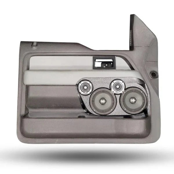Custom Speaker Pods Dual 6.5″ and Dual 3.5″ Speaker Pods for the Front Door of a 09-14 Ford F-150