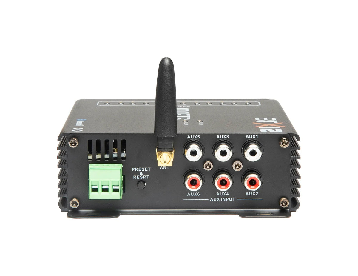 Marts Digital BTX12 DSP Processor 12 CH Bluetooth 31 Bd EQ 6 Aux Input NEW