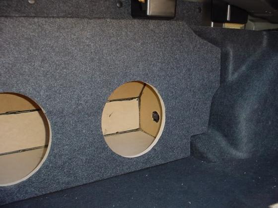 2003-2006 2X12"- Infiniti G35 Sedan Custom Carpeted Sub Box