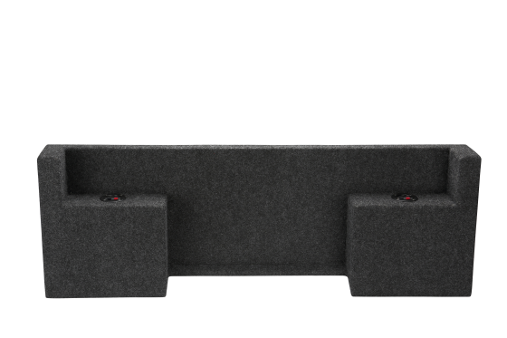 1994-2001 Dodge Extended Cab 2-12" Sub Box Carpeted