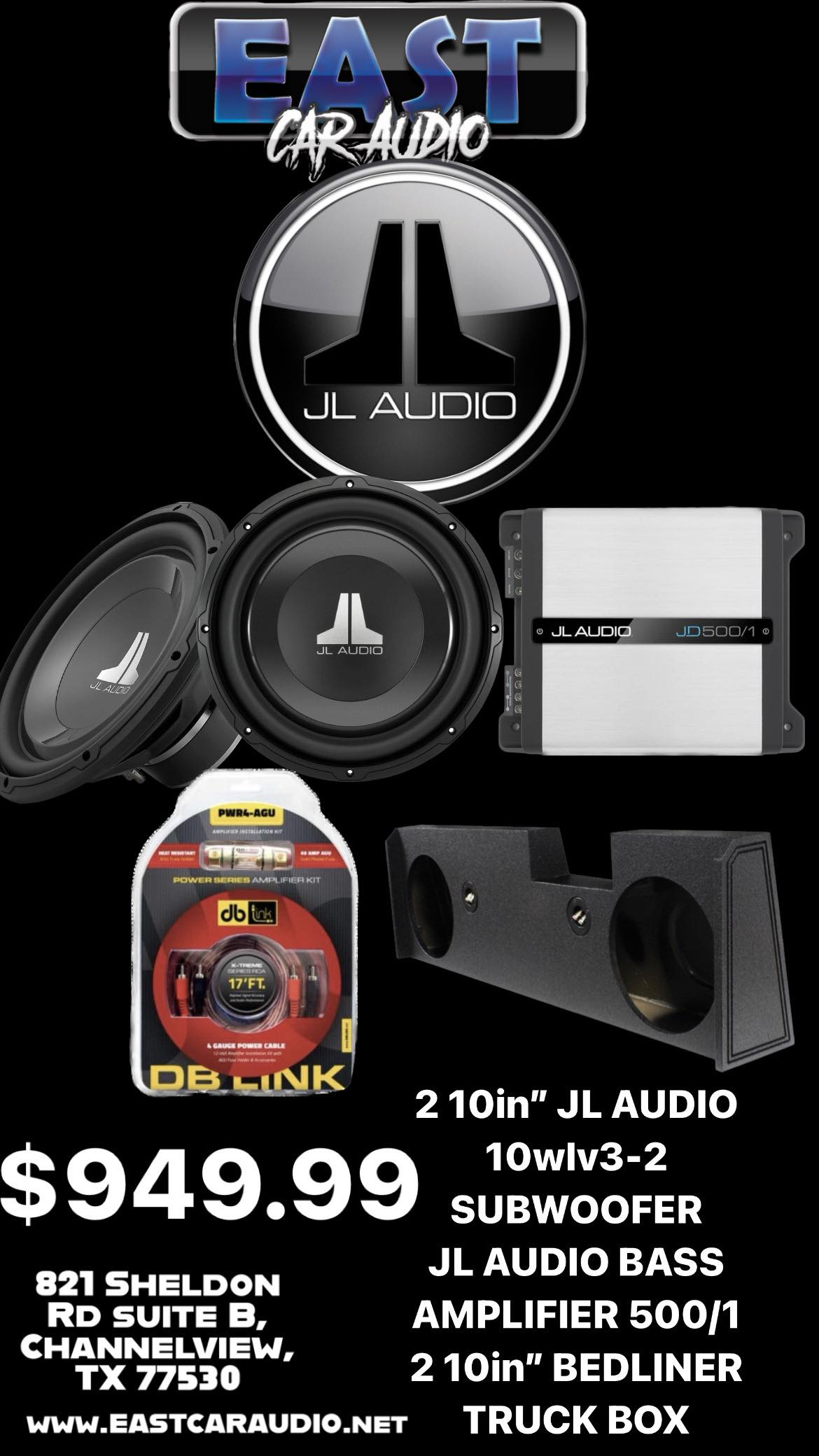 JL AUDIO subwoofer Combo TRUCK