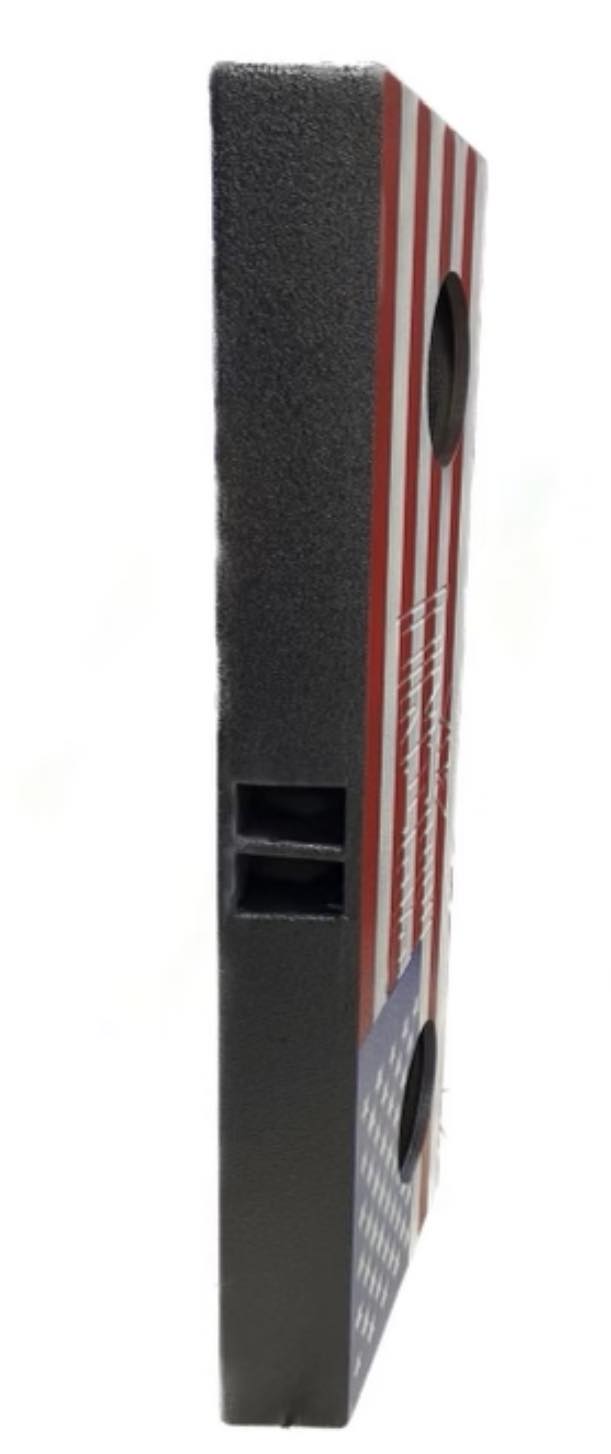 ECA Universal Patriot edition Ported single cab Truck Box 2- 8" Bedliner Rhino Sub Woofer Box for F-150, Sierra, Silverado, and RAM