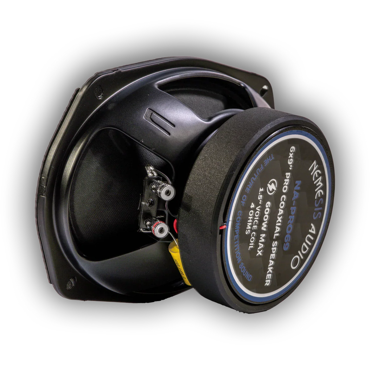 Nemesis Audio NA-PRO69 6x9" 300W RMS Midrange Speakers with Built-in Bullet Tweeter 4-Ohm (Pair)