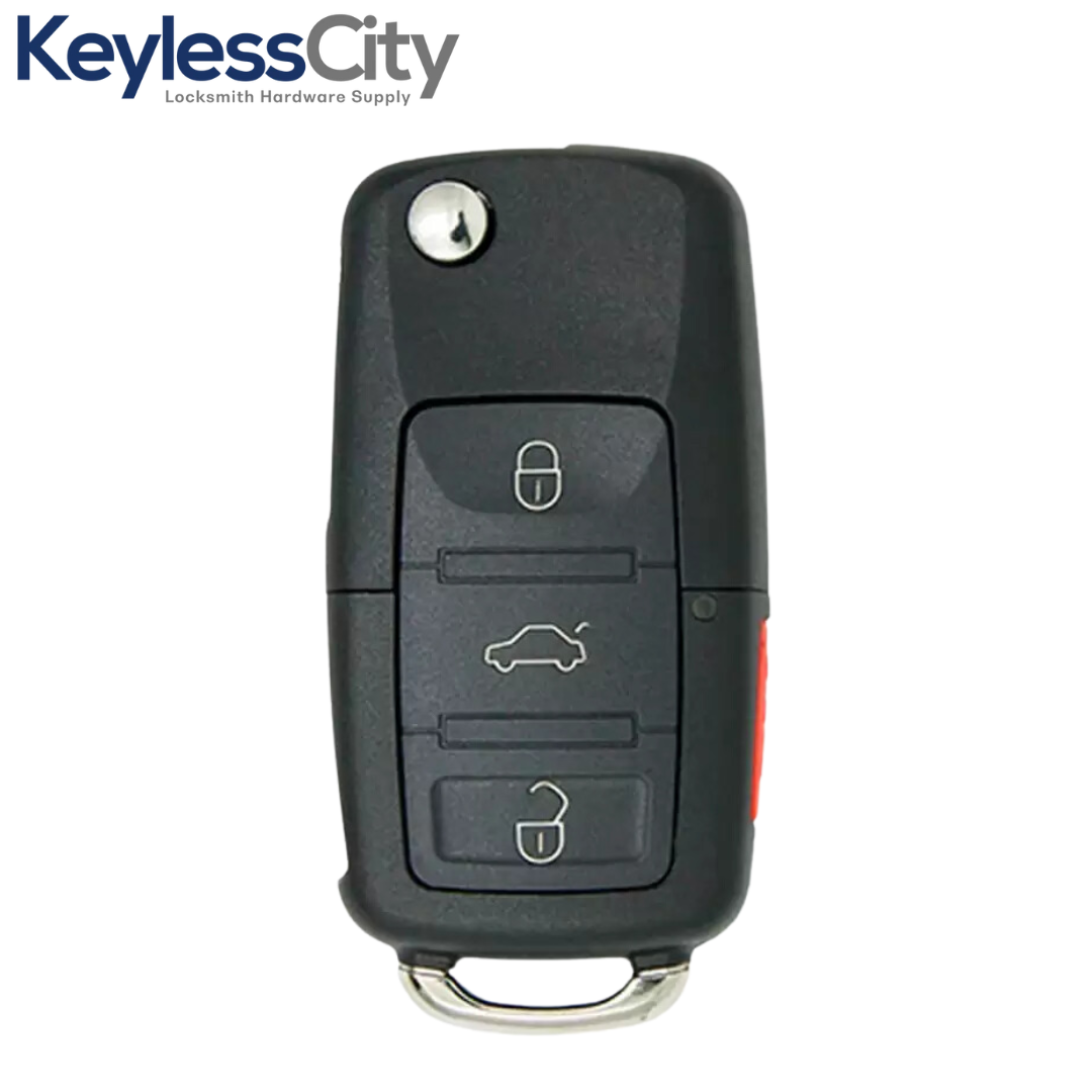 2002-2006 Volkswagen / 4-Button Flip Key / 1J0959753DC (AFTERMARKET)