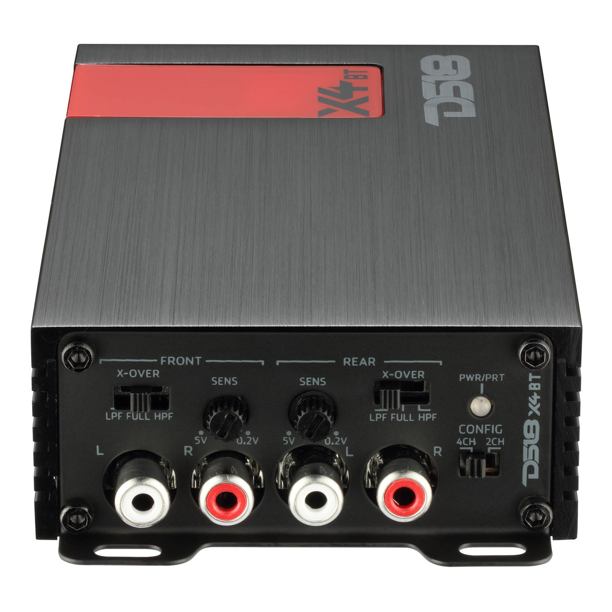 X 4-Channel Ultra Compact Full-Range Amplifier with Bluetooth Connectivity - 4 x 70 Watts Rms