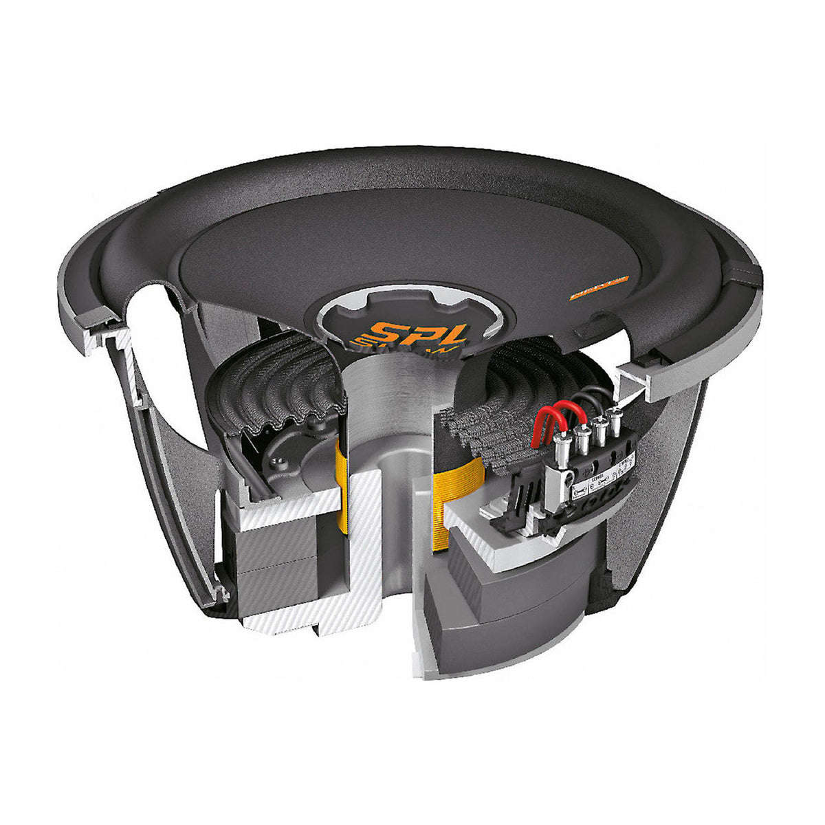 Hertz SPL Show Series SV-2501 10" (250mm) SPL Midrange 4-Ohm Speaker (Sold Individually)