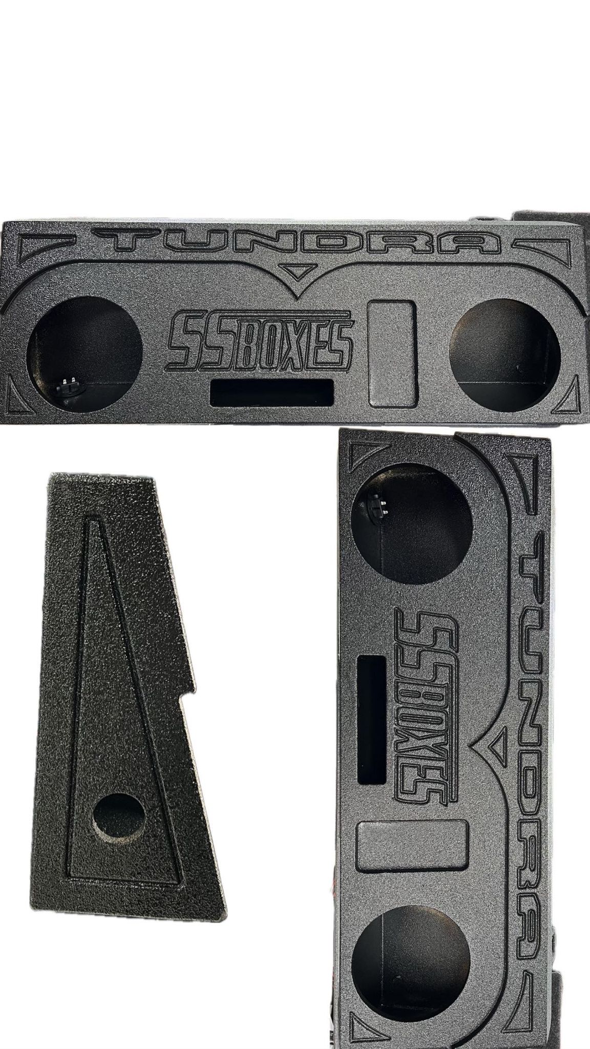 ECA 2008 - 2022 Toyota Tundra SS Crew Max Ported box for 2-10", 2-12" subs.