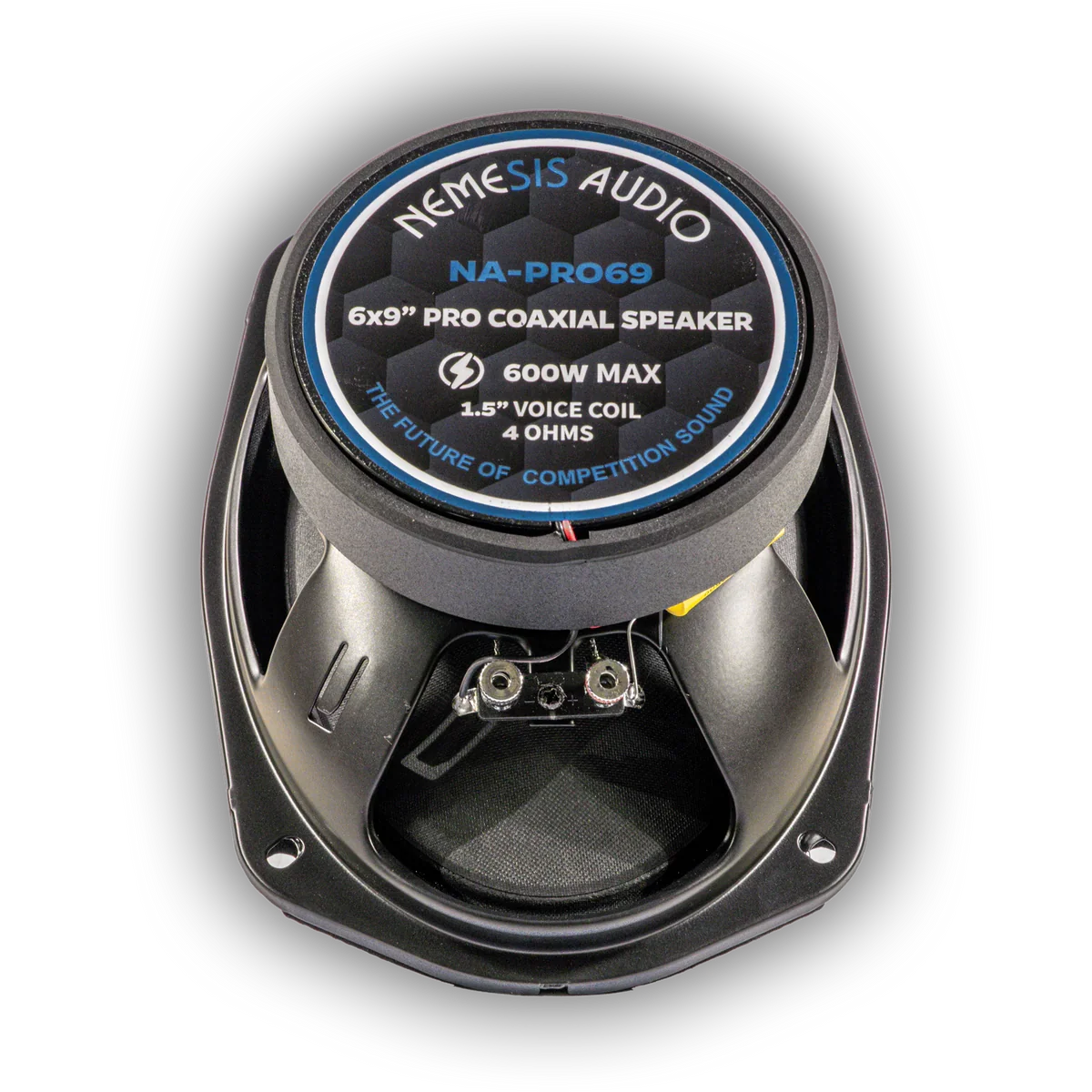 Nemesis Audio NA-PRO69 6x9" 300W RMS Midrange Speakers with Built-in Bullet Tweeter 4-Ohm (Pair)