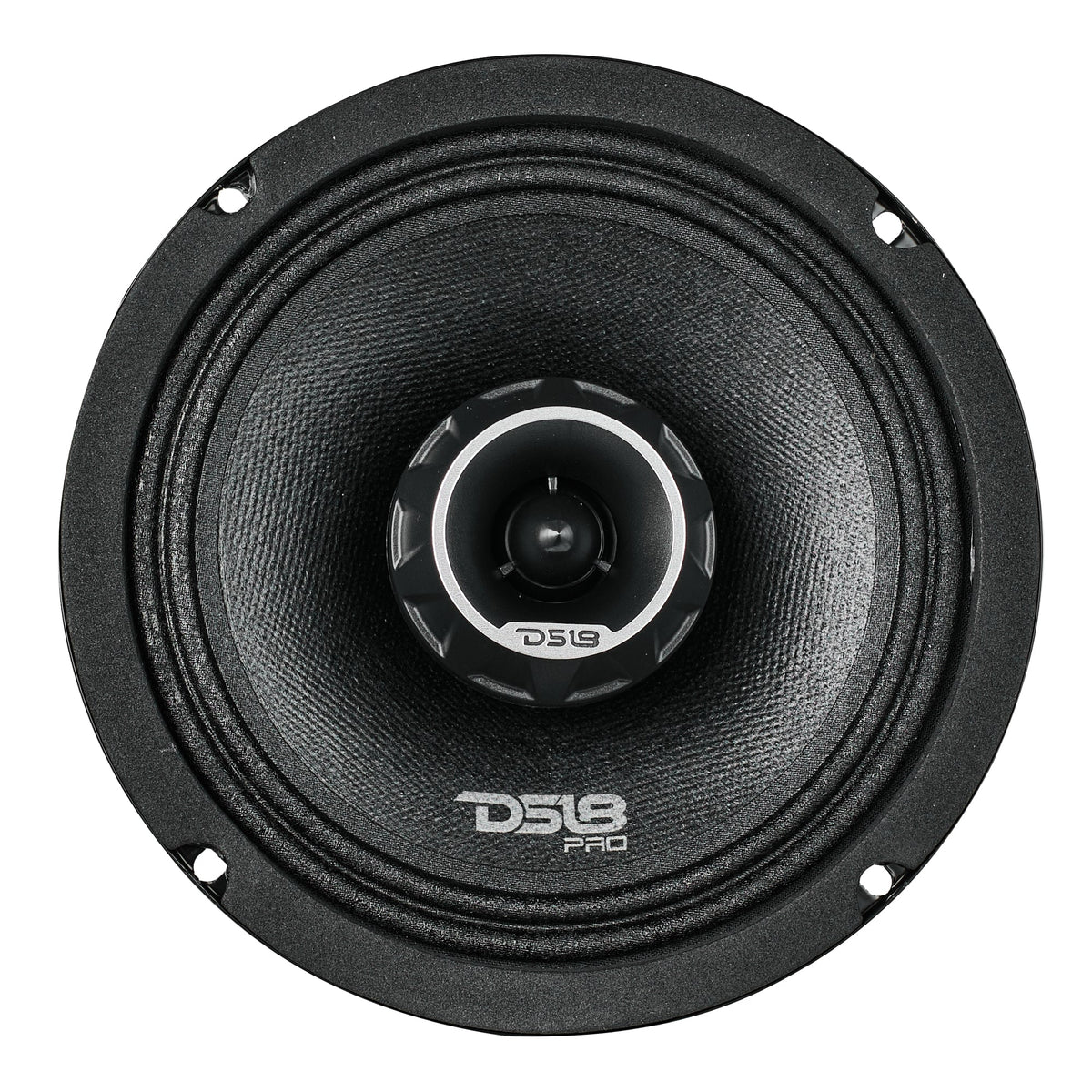 DS18 PRO-ZT6 6.5" 225W RMS Midrange Speaker w/ Built-in Bullet Tweeter 4-Ohm (Single)