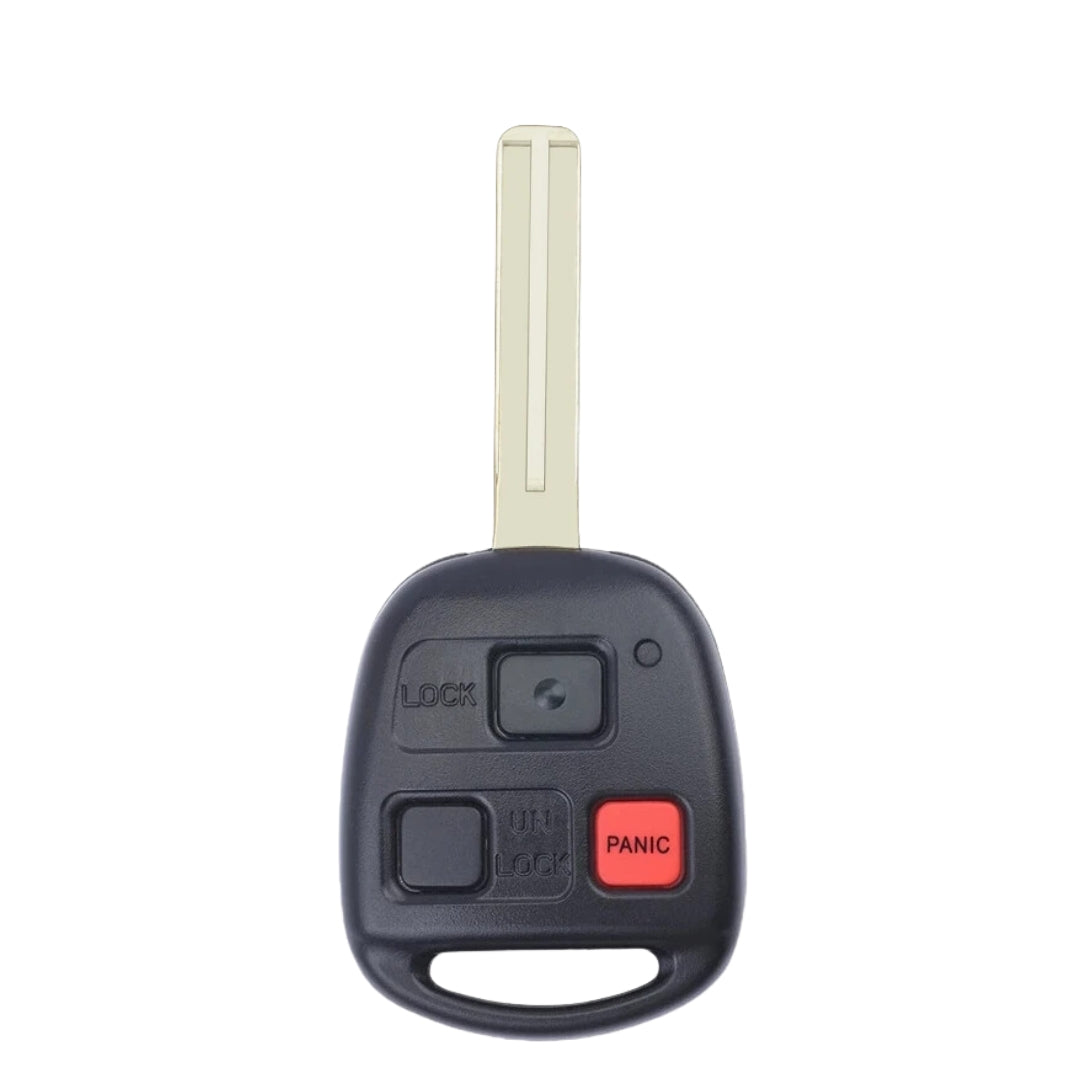 2003-2008 Lexus / 3-Button Remote Head Key / HYQ1512V / 4D68 Chip / Short Blade (AFTERMARKET)