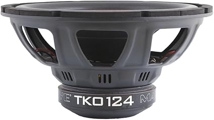 Massive audio TKO124 - 12" 300 Watts RMS Dual 4 Ohm Subwoofer