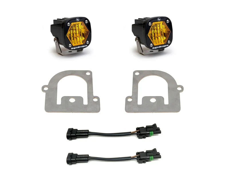 Baja Designs Ford Bronco Sport (2021+) S1 LED Pocket Fog Light Kit (Amber)