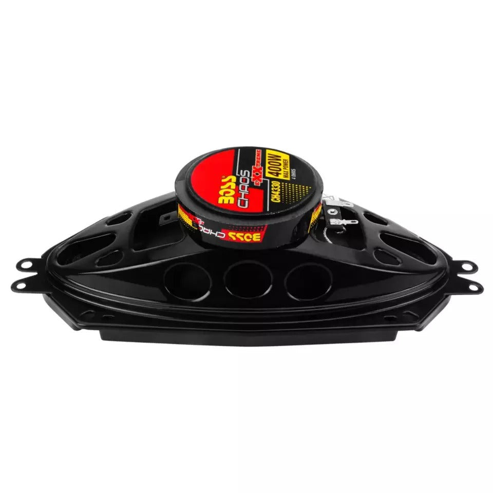 Have one to sell? Sell now Boss Audio CH4330 4" x 10" 3-Way 400W Peak 4-Ohms Full Range Coaxial Speakers