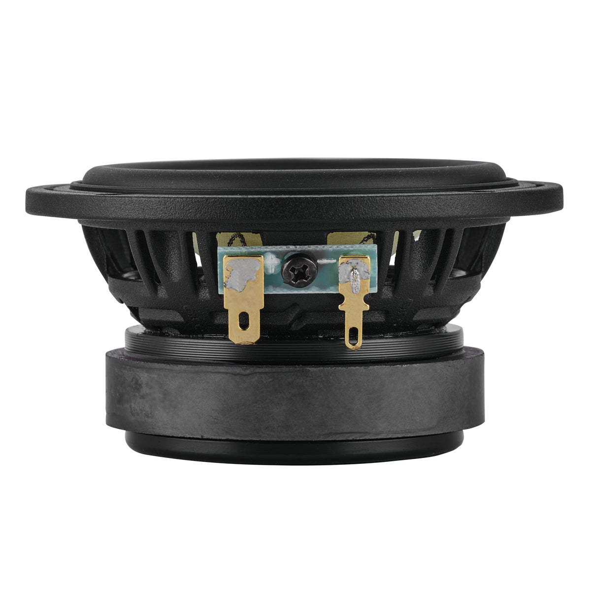 DXQ 3.5” Midrange Speaker with Yellow Straw + Composite Foam Cone | 60W RMS 4-Ohm