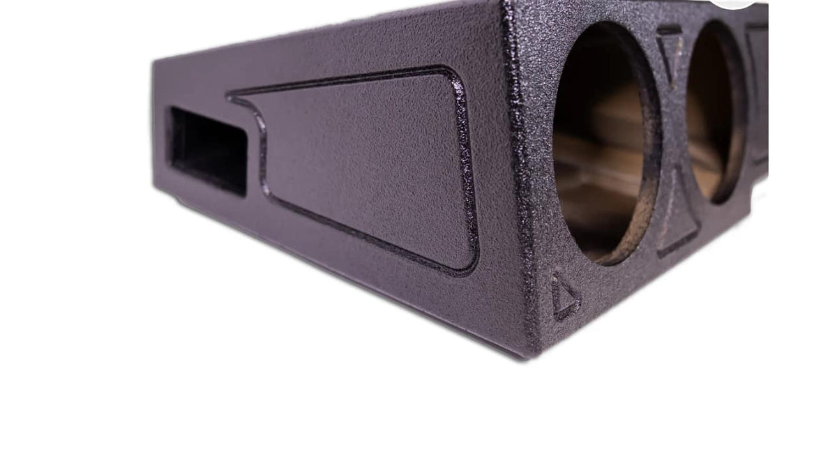 ECA 2014 - 2024 GMC Sierra CHEVY Silverado Crew Cab 4 HOLE 10" PORTED SUBWOOFER BOX