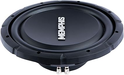 Memphis Audio SRXS1240 12" Street Reference Single 4-Ohm Shallow Mount Subwoofer - 250 wRMS