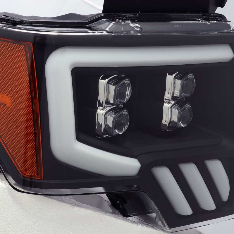 AlphaRex 09-14 Ford F150 NOVA-Series LED Projector Headlights Black