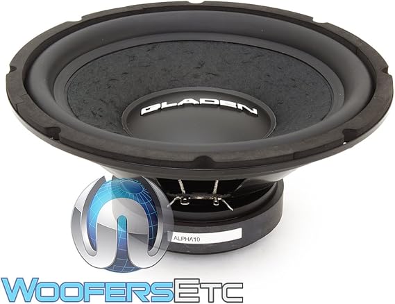 Gladen Alpha 10 10" 150W RMS 4-Ohm Subwoofer