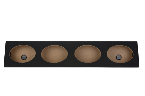 6 x 9 Four Hole "Angled" Speaker Box Carpeted