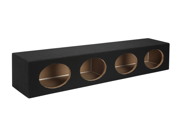 6 x 9 Four Hole Speaker Box Carpeted