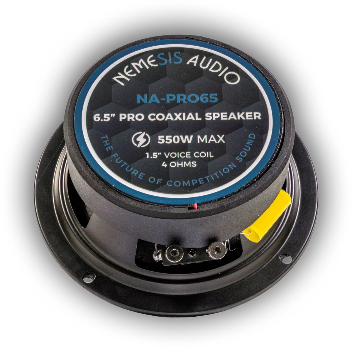 Nemesis Audio NA-PRO65 6.5" 275W RMS Midrange Speaker with Built-in Bullet Tweeter 4-Ohm (Single)