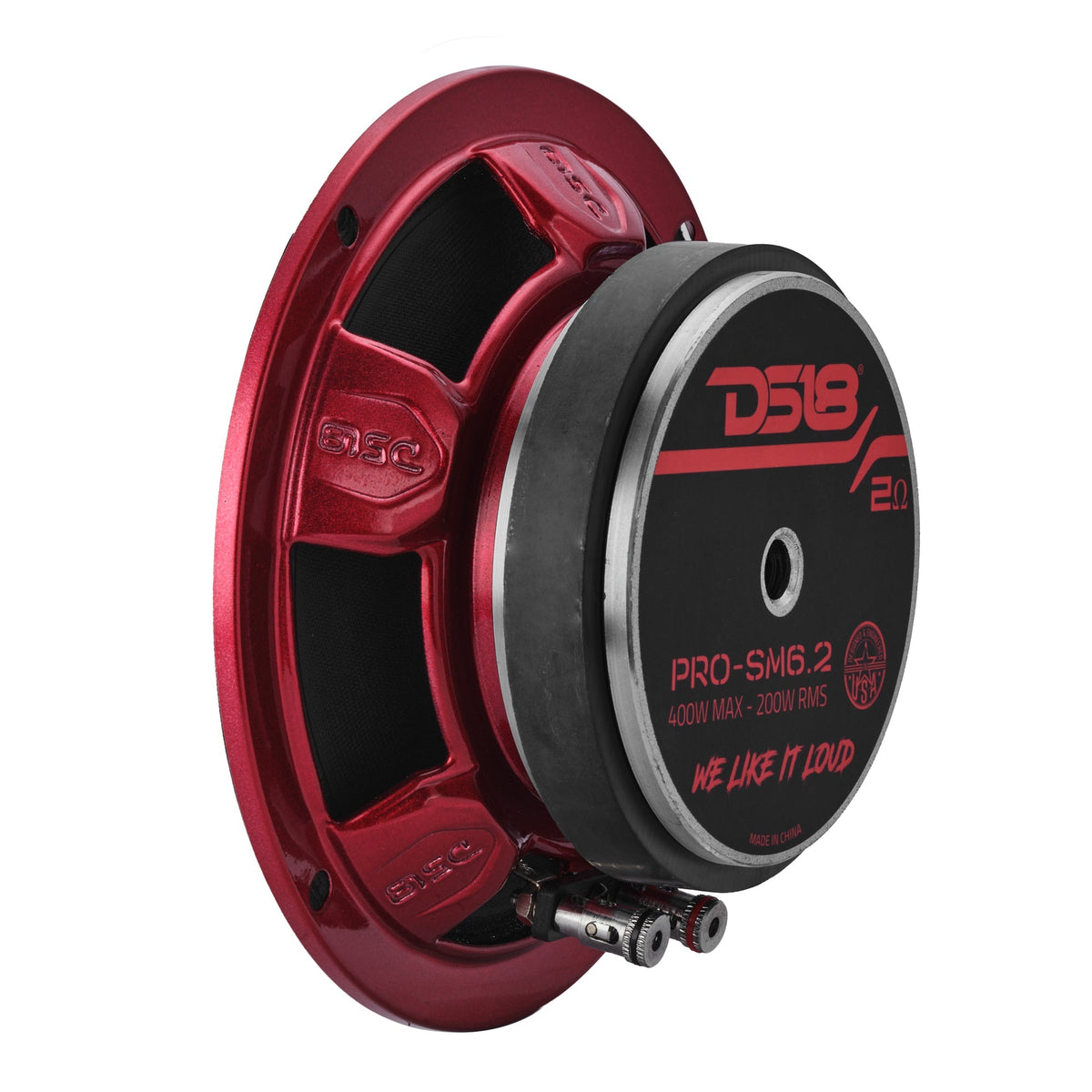PRO 6.5" Shallow Water resistant Mid-Range Loudspeaker 200 Watts Rms 2-Ohm