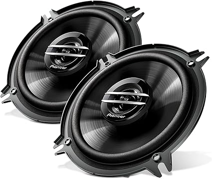Pioneer TS-G1320S, Coaxial 2-Way Car Audio Speakers, Full Range, Clear Sound Quality, Easy Installation and Enhanced Bass Res