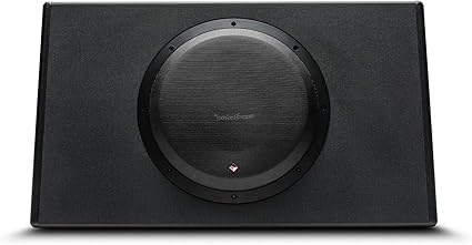 Rockford Fosgate Punch P300-12T Single 12" 300-Watt Amplified Truck Sealed Box Subwoofer - Black
