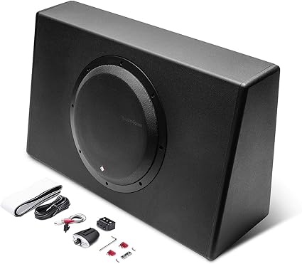 Rockford Fosgate Punch P300-12T Single 12" 300-Watt Amplified Truck Sealed Box Subwoofer - Black