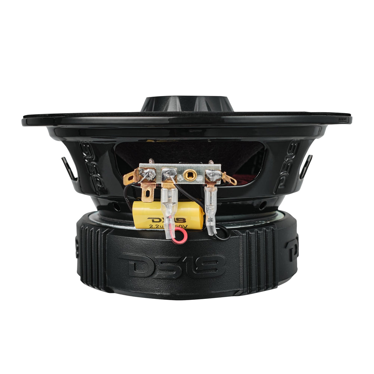 DS18 PRO-ZT6 6.5" 225W RMS Midrange Speaker w/ Built-in Bullet Tweeter 4-Ohm (Single)