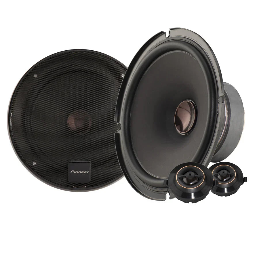TS-D65C - 6-1/2" - 2-way, 270 W Max Power, Aramid Fiber IMPP™ cone, 26mm Polyester Dome Tweeter-Swivel Design - Component Speakers (pair)
