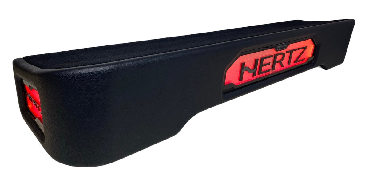Ford F-150 Crew Cab & Super Duty F-250 / F-350 Crew Cab Round corner Vinyl Hertz dual 10" sealed