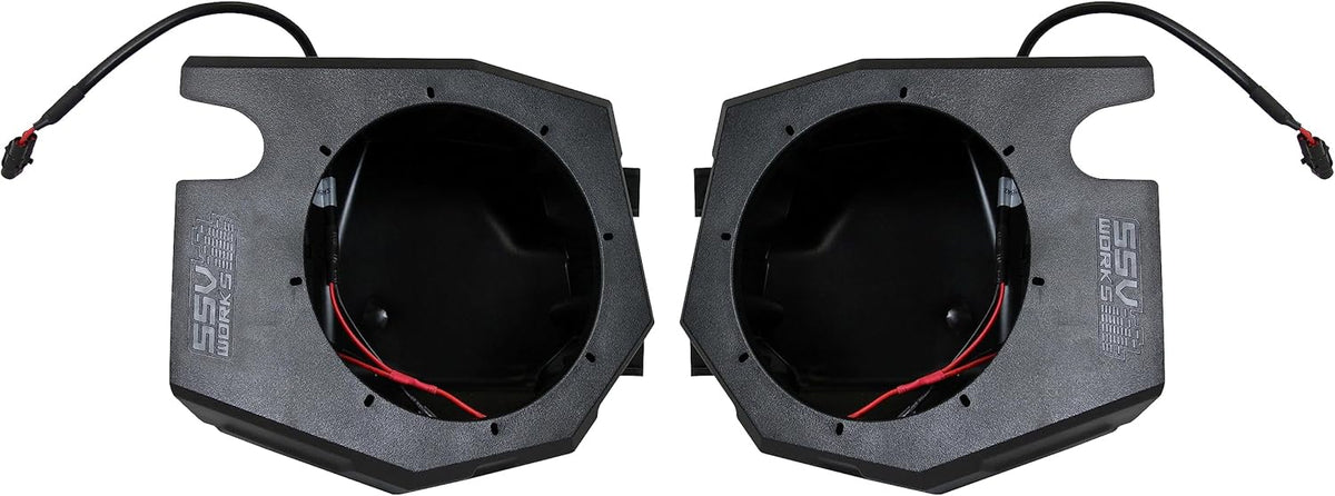 SSV Works RZ4-F65U 6.5" Front Kick Pods for Polaris RZR 2014-2021 (Unloaded)