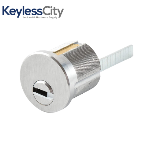 Secure Function Rimo Cylinder - 1" - 1/8" (28.575 mm) - Satin Chrome