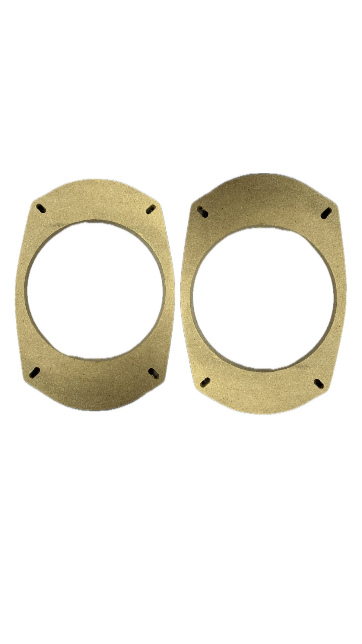 ECA MDF Universal 6"x9" 6x9 to 6 1/2" 6.5 Speaker Adapter Spacer Rings
